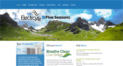 Desktop Screenshot of fiveseasonsaircleaners.com